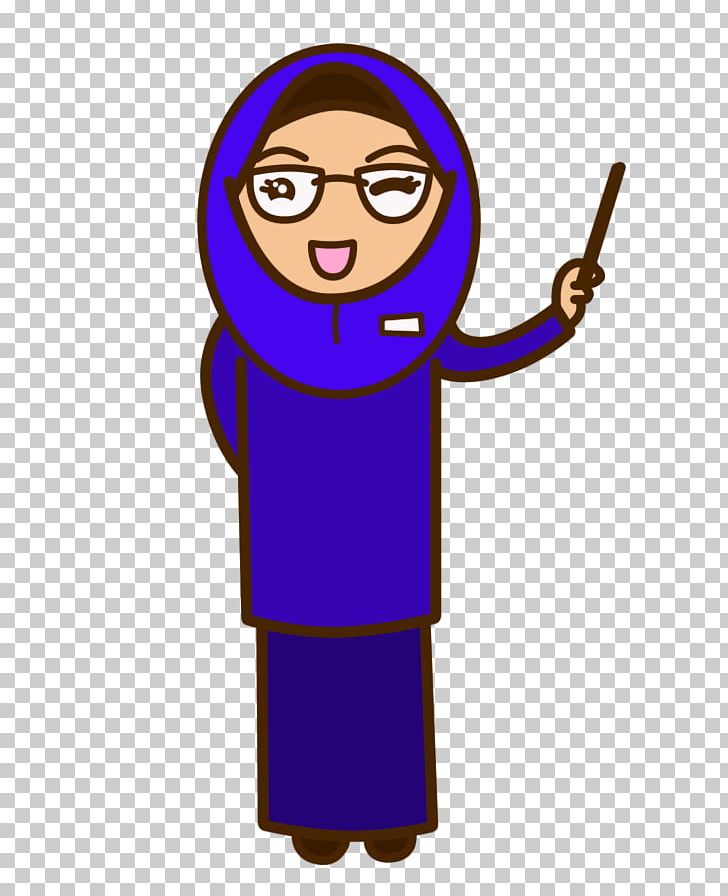 Muslim Student Teacher Islam PNG, Clipart, Art, Cartoon, Child, Electric Blue, Facial Expression Free PNG Download