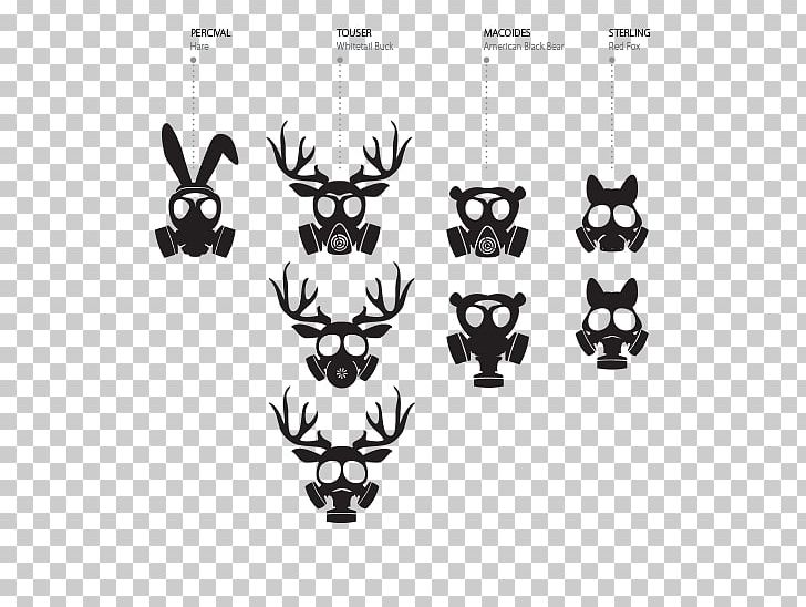 Reindeer Antler Horn White Font PNG, Clipart, Antler, Black, Black And White, Black M, Cartoon Free PNG Download