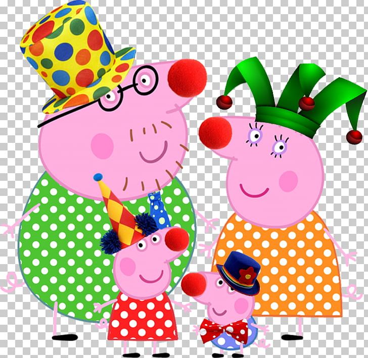 Daddy Pig Circus Clown Mummy Pig PNG, Clipart, Animation, At The Circus, Baby Toys, Backyardigans, Cartoon Free PNG Download