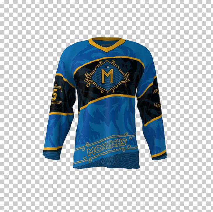 Hockey Jersey T-shirt Ice Hockey New Jersey Grizzlies PNG, Clipart, Baseball Uniform, Blue, Clothing, Custom, Electric Blue Free PNG Download