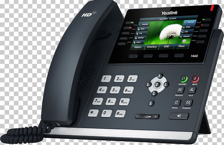 VoIP Phone Yealink SIP-T46S Yealink SIP-T23G Session Initiation Protocol Yealink SIP-T46G PNG, Clipart, Communication, Electronics, Miscellaneous, Others, Skype For Business Free PNG Download