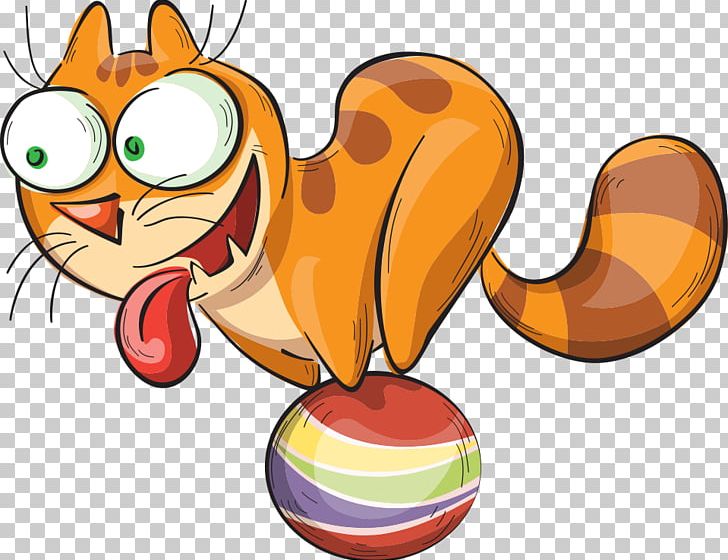 Cat Cartoon Illustration PNG, Clipart, Animal Illustration, Animals, Balls, Ball Vector, Carnivoran Free PNG Download