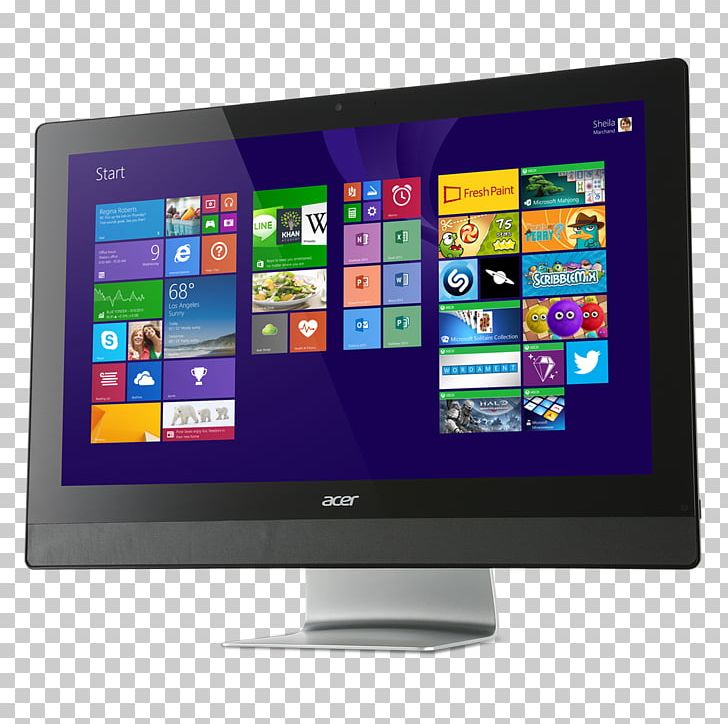 Laptop All-in-one Acer Aspire Desktop Computers PNG, Clipart, Acer, Acer Aspire, Acer Aspire Desktop, Allinone, Computer Free PNG Download