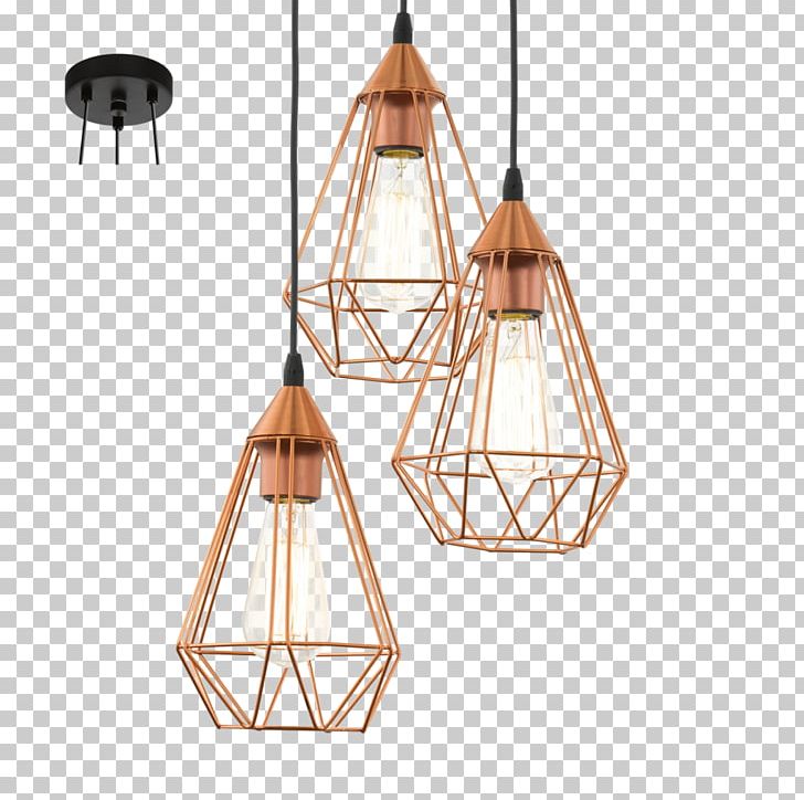 Pendant Light Tarbes Lighting EGLO PNG, Clipart, Ceiling Fixture, Charms Pendants, Copper, E 27, Edison Screw Free PNG Download