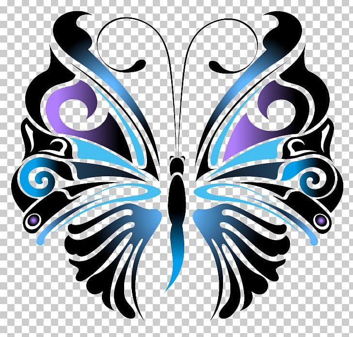 Butterfly Tattoo Stencil Drawing PNG, Clipart, Butterflies And Moths, Butterfly, Cartoon, Color, Elegant Free PNG Download