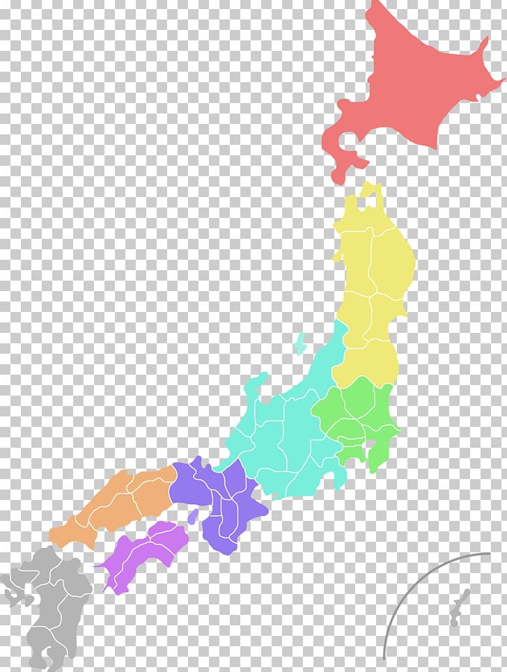 Prefectures Of Japan World Map Png Clipart Area Border Geography Graphic Design Japan Free Png Download