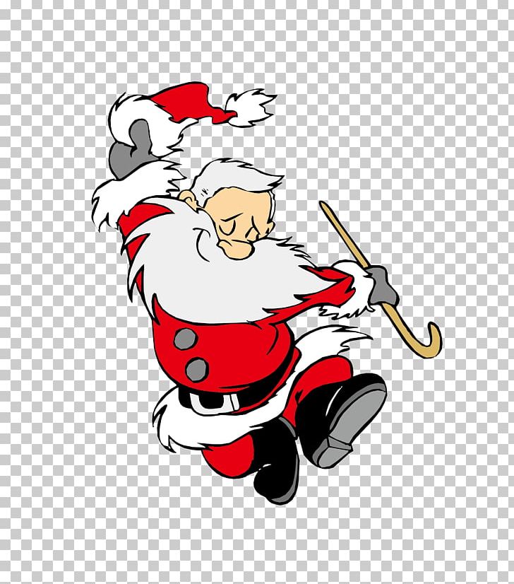 Santa Claus Dance Christmas Gift Swing PNG, Clipart, Art, Ballet Dancer, Cartoon, Cartoon Santa Claus, Christmas Card Free PNG Download
