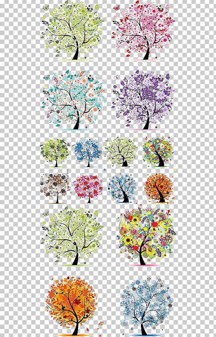 The Four Seasons Tree Spring Winter PNG, Clipart, Abstract, Abstract Background, Abstract Lines, Art, Aut Free PNG Download