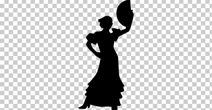 Flamenco Dance Silhouette PNG, Clipart, Animals, Arm, Art, Black And White, Dance Free PNG Download
