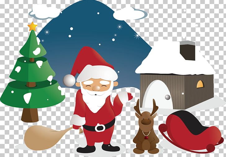 Santa Claus Christmas Illustration PNG, Clipart, Christmas, Christmas Decoration, Christmas Frame, Christmas Lights, Christmas Vector Free PNG Download