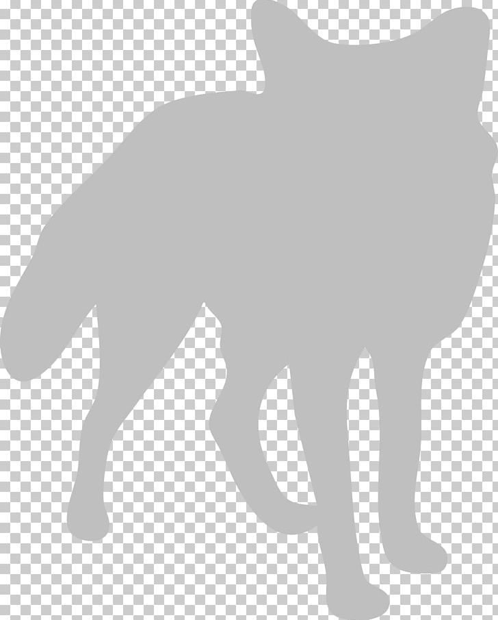 Silhouette Arctic Fox PNG, Clipart, Animal, Animals, Arctic Fox, Black, Black And White Free PNG Download