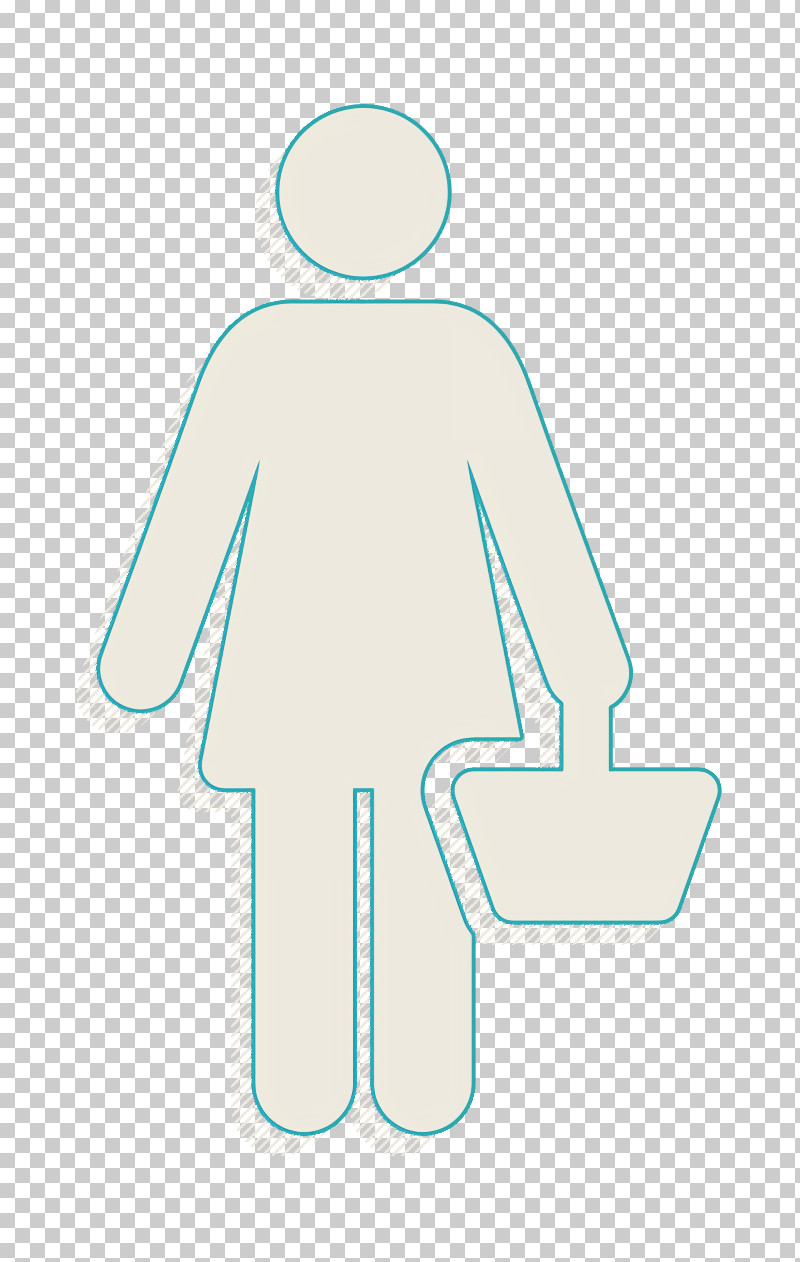 Shopping Icon Woman Icon Daily Routine Human Pictograms Icon PNG, Clipart, Daily Routine Human Pictograms Icon, Joint, Line, Logo, M Free PNG Download