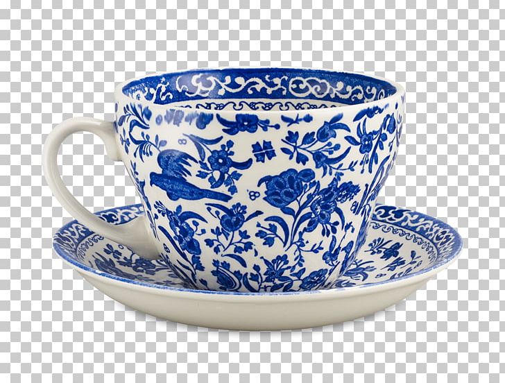 Coffee Cup Saucer Ceramic Blue And White Pottery Teacup PNG, Clipart, Blue, Blue And White Porcelain, Blue And White Pottery, Ceramic, Coffee Cup Free PNG Download