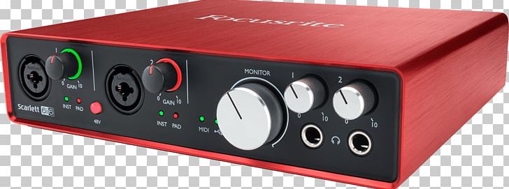 Focusrite Scarlett 6i6 2nd Gen Microphone Focusrite Scarlett Solo 2nd Gen Audio PNG, Clipart, Adat, Audio, Audio Equipment, Electronic Device, Electronics Free PNG Download