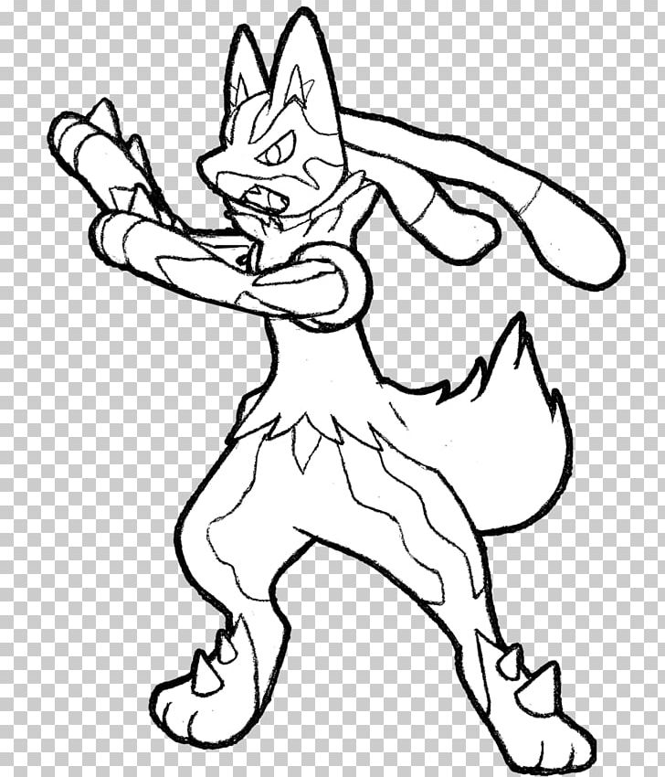 Line Art Lucario Pokemon Black & White Drawing Coloring Book PNG, Clipart, Black, Black And White, Carnivoran, Character, Charizard Free PNG Download