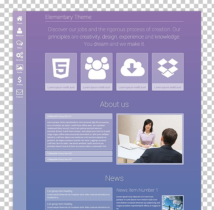 Web Page Bootstrap Template WordPress HTML PNG, Clipart, Bootstrap, Bower, Brand, Brochure, Chasing Ideals Free PNG Download