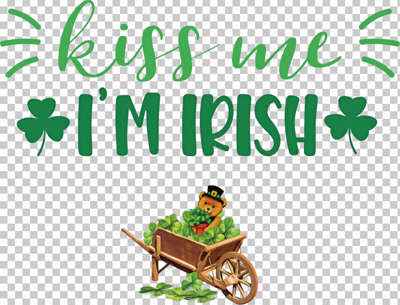 Kiss Me Irish Patricks Day PNG, Clipart, Behavior, Cartoon, Flower, Green, Human Free PNG Download