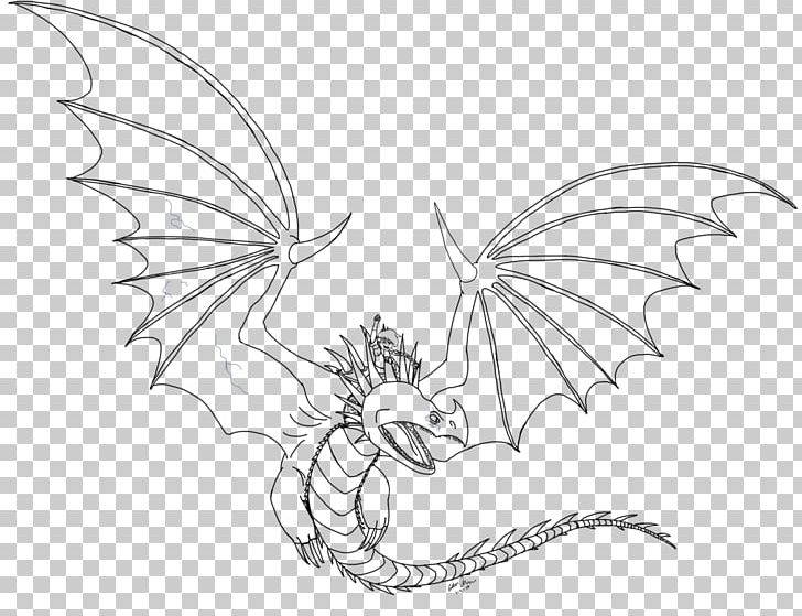 How To Train Your Dragon Drawing Sketch PNG, Clipart, Artwork, Ausmalbild, Black And White, Butterfly, Character Free PNG Download