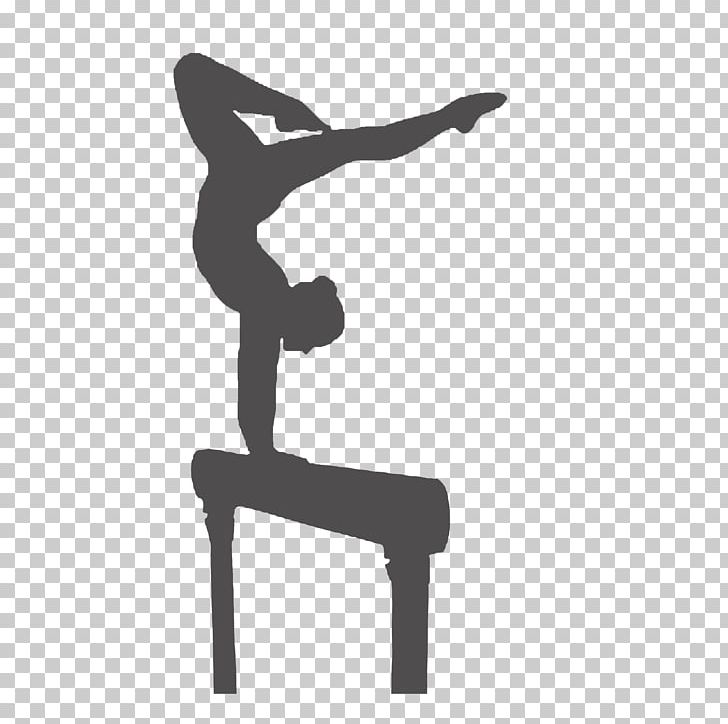 Artistic Gymnastics Silhouette Split PNG, Clipart, Angle, Arm, Artistic Gymnastics, Balance, Black And White Free PNG Download