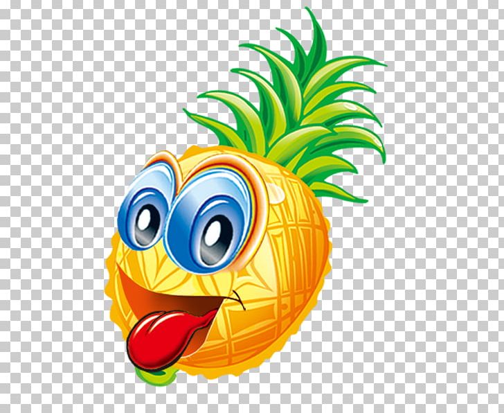 Fruit Salad Pineapple Android PNG, Clipart, Ananas, Beak, Berry, Cartoon, Cartoon Pineapple Free PNG Download