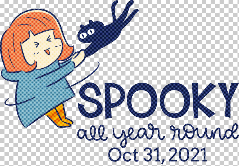 Spooky Halloween PNG, Clipart, Behavior, Cartoon, Conversation, Halloween, Happiness Free PNG Download