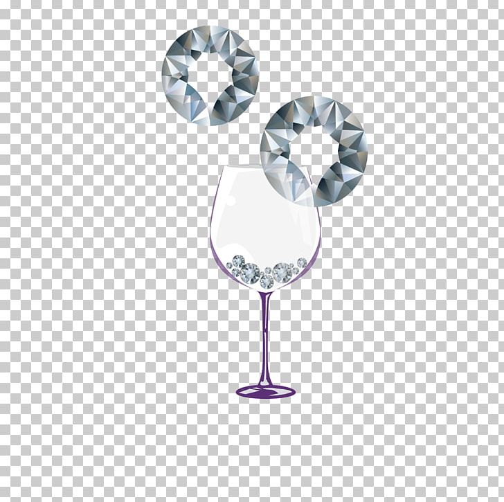 Wine Glass Euclidean Material PNG, Clipart, Champagne Stemware, Cup, Diamond, Diamonds, Diamond Vector Free PNG Download