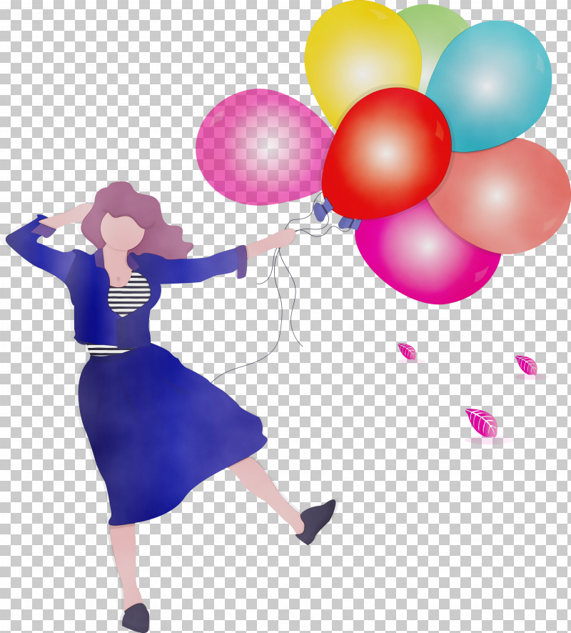 Balloon Party Supply Magenta Gesture Play PNG, Clipart, Balloon, Ball Rhythmic Gymnastics, Gesture, Girl, Happy Free PNG Download