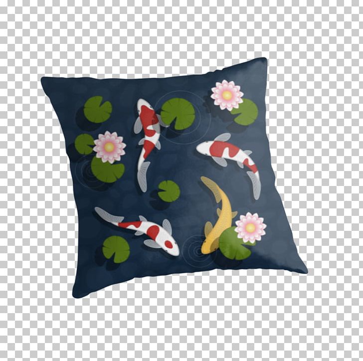 Koi Pond Throw Pillows PNG, Clipart, Curtain, Cushion, Douchegordijn, Duvet, Fish Free PNG Download