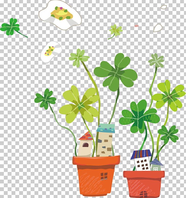 Cartoon Illustration PNG, Clipart, Art, Branch, Cdr, Child, Clover Vector Free PNG Download