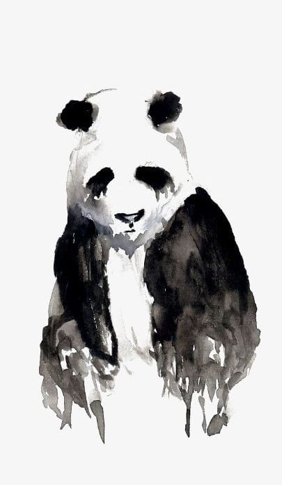 Drawing Panda PNG, Clipart, Animal, Drawing Clipart, Panda, Panda Clipart, Splash Free PNG Download