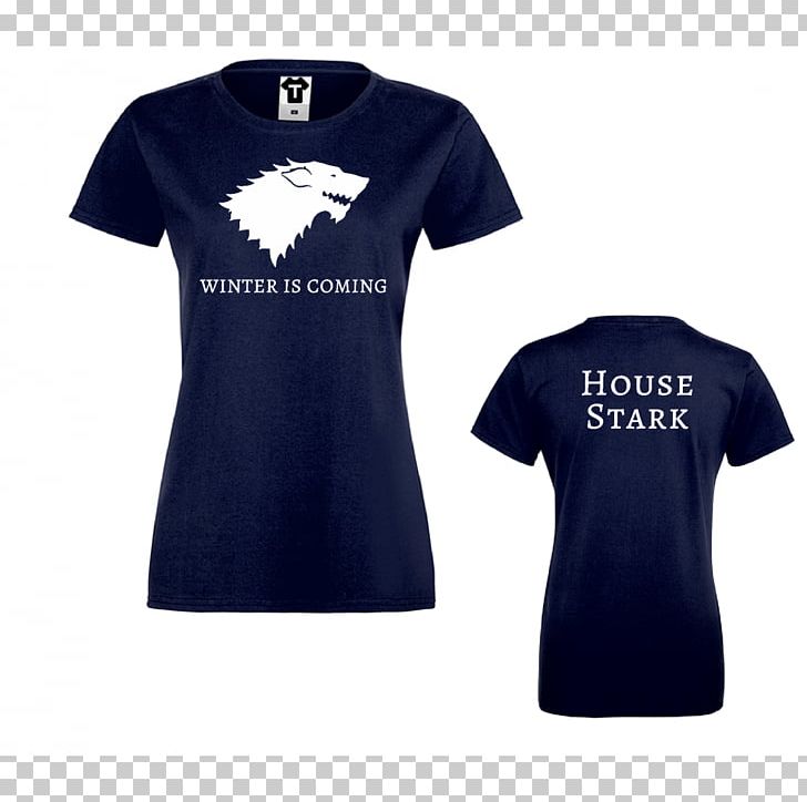 T-shirt House Stark Winter Is Coming Jon Snow House Targaryen PNG, Clipart, Active Shirt, Blue, Bluza, Brand, Clothing Free PNG Download
