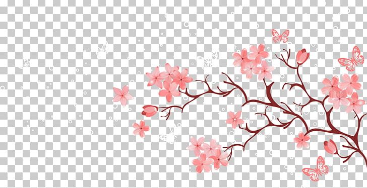 Cherry Blossom Pink PNG, Clipart, Blossoms, Blossoms Vector, Branch, Branches, Bubble Free PNG Download