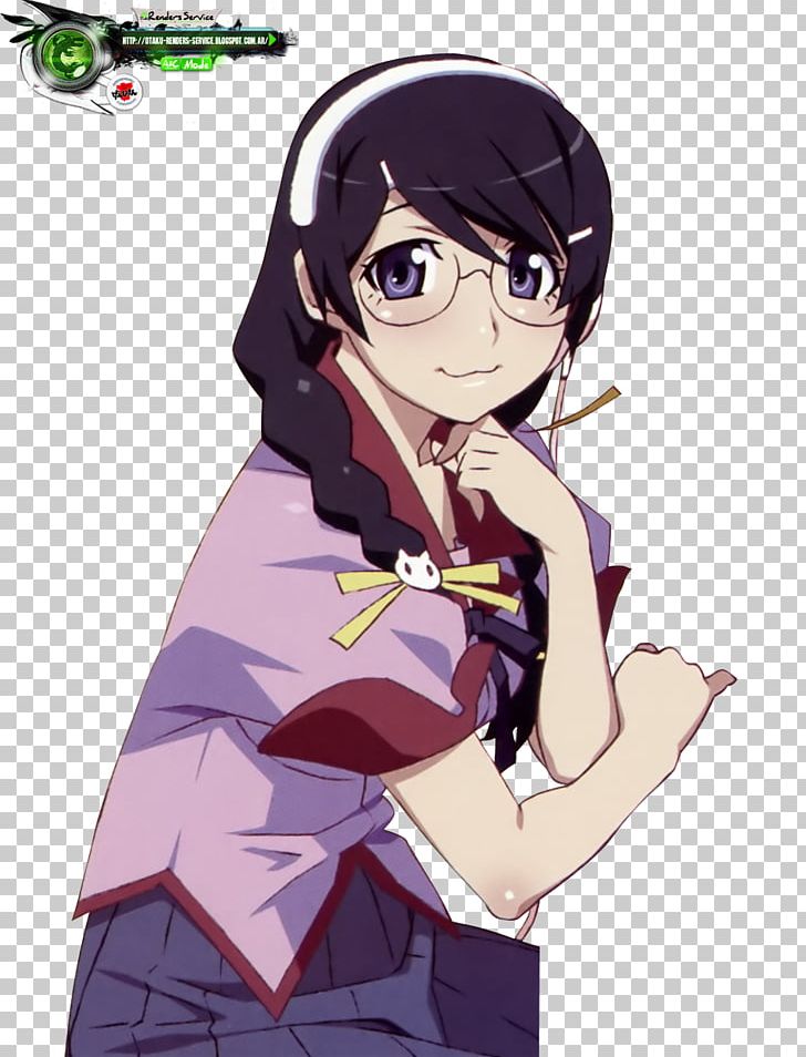 Monogatari Series Anime Nekomonogatari Tsubasa: Reservoir Chronicle PNG, Clipart, Anime, Black Hair, Brown Hair, Cartoon, Character Free PNG Download