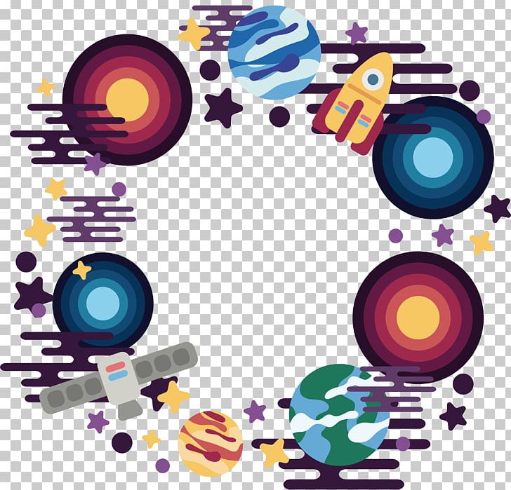 The Spaceship Borders The Sky PNG, Clipart, Brand, Circle, Clip Art, Decorative Patterns, Design Free PNG Download