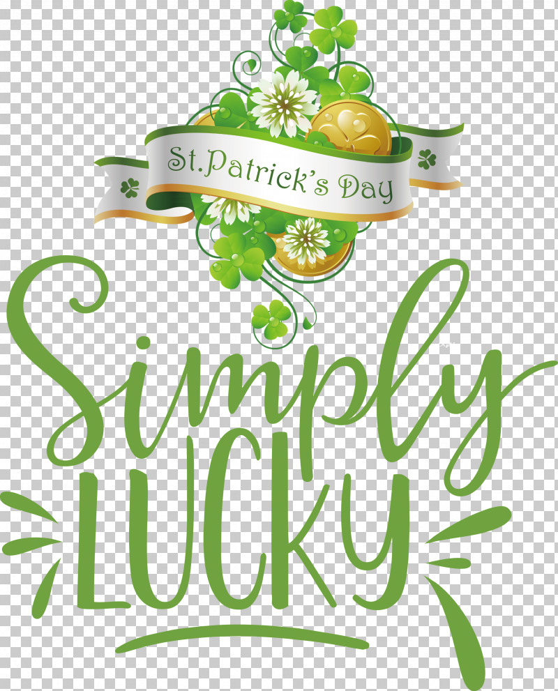 Shamrock Simply Lucky Saint Patricks Day PNG, Clipart, Biology, Fruit, Leaf, Logo, Meter Free PNG Download