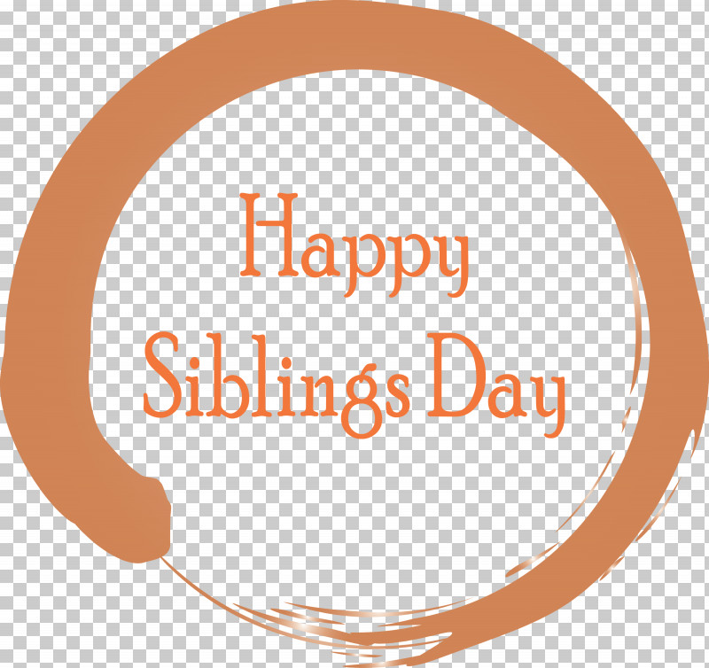 Happy Siblings Day PNG, Clipart, Circle, Happy Siblings Day, Line, Logo, Orange Free PNG Download