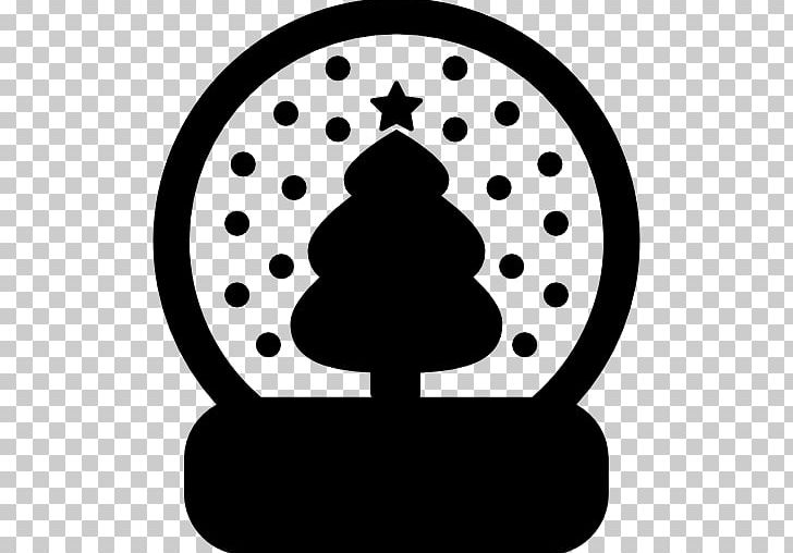 Christmas Snow Globes Crystal Ball Computer Icons PNG, Clipart, Black, Black And White, Christmas, Christmas Tree, Computer Icons Free PNG Download