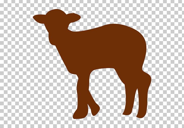 Sheep Cattle Silhouette PNG, Clipart, Animals, Cattle, Cattle Like Mammal, Cow Goat Family, Deer Free PNG Download