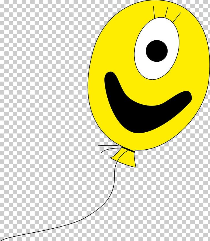 Smiley Yellow Balloon PNG, Clipart, Balloon, Beak, Birthday, Colorful, Emoticon Free PNG Download