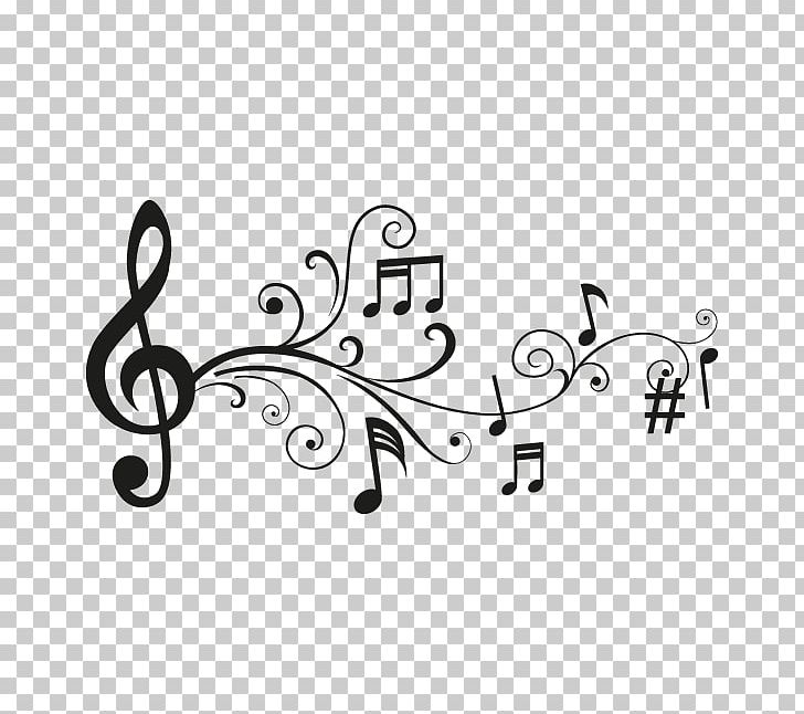 Musical Note Drawing Staff Musical Theatre PNG, Clipart, Angle, Banners, Black, Black And White, Body Jewelry Free PNG Download