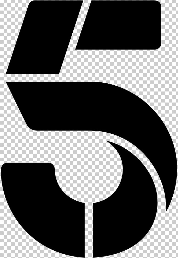 Channel 5 Television 5USA Broadcasting Logo PNG, Clipart, 5spike, 5usa, Area, Black, Black And White Free PNG Download