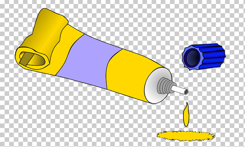Yellow Paint Roller Cylinder PNG, Clipart, Cylinder, Paint Roller, Yellow Free PNG Download