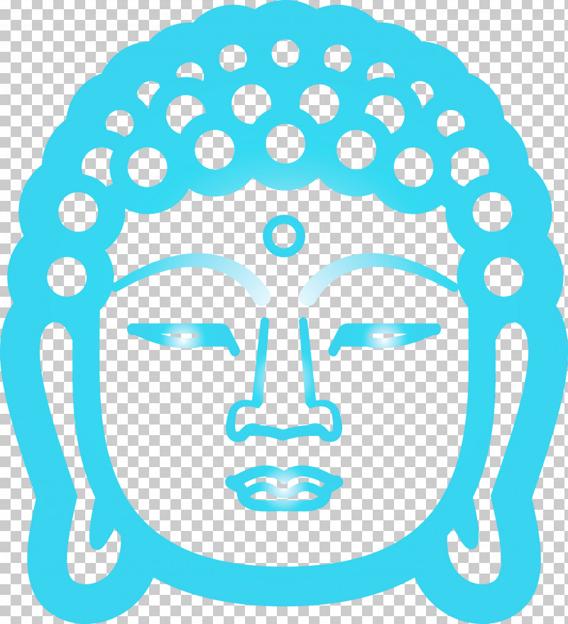 Face Aqua Blue Head Turquoise PNG, Clipart, Aqua, Blue, Buddha, Cheek, Circle Free PNG Download