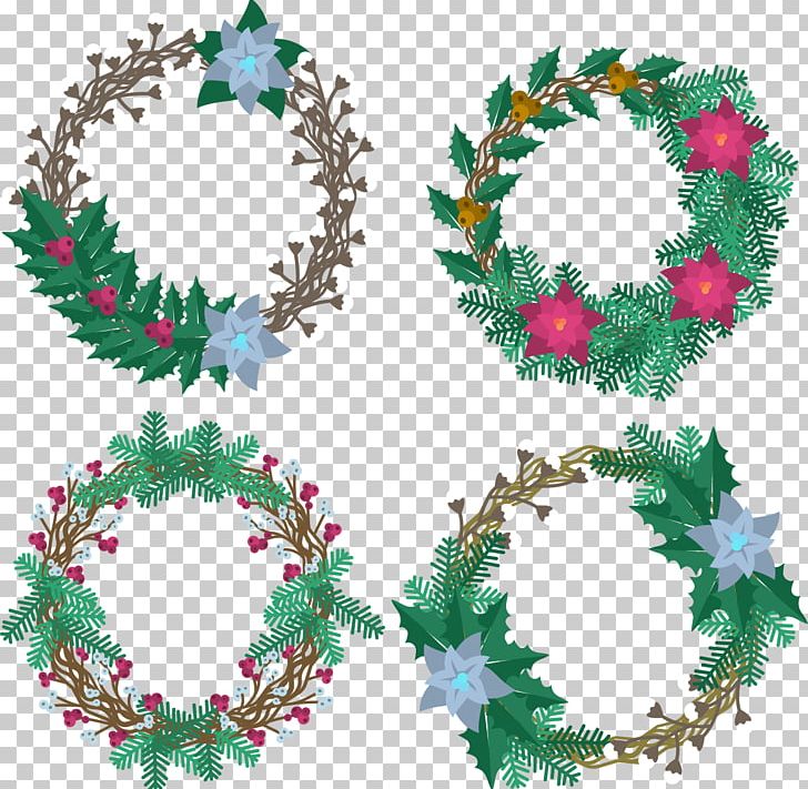 Christmas Tree Wreath Garland PNG, Clipart, Branch, Cartoon, Chris, Christmas Decoration, Decor Free PNG Download