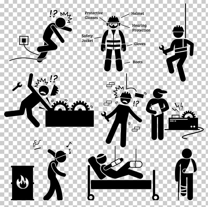 Stickman Safety Warning PNG, Clipart, Accident, Black, Cartoon, Clip Art, Communication Free PNG Download