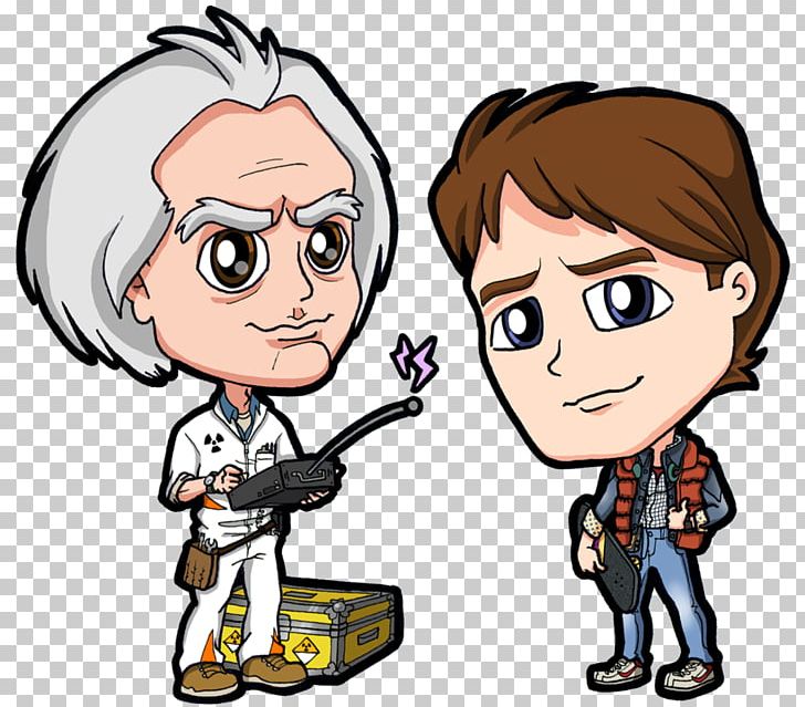 Back To The Future Marty McFly Dr. Emmett Brown DeLorean Time Machine PNG, Clipart, Art, Boy, Cartoon, Cheek, Child Free PNG Download