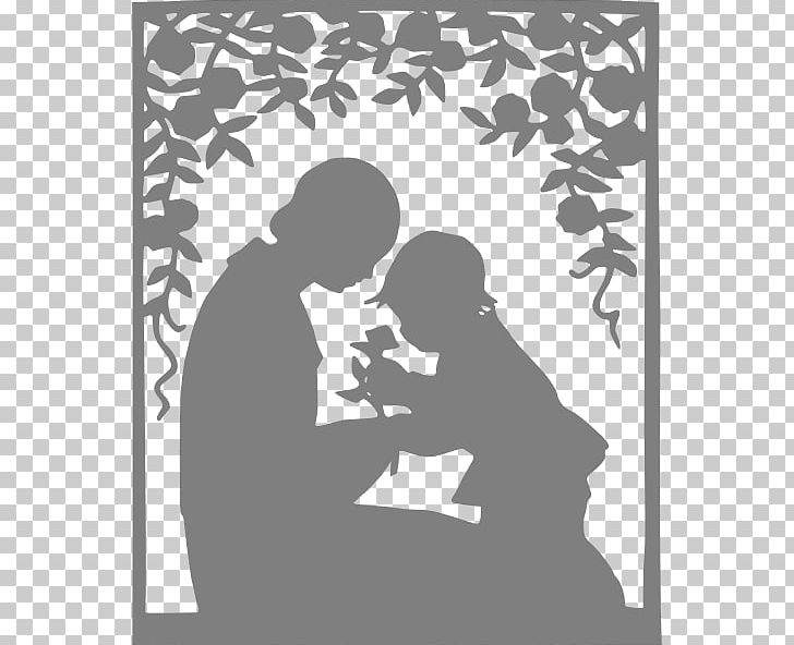 Mother Child Silhouette PNG, Clipart, Art, Black And White, Child, Human Behavior, Interaction Free PNG Download