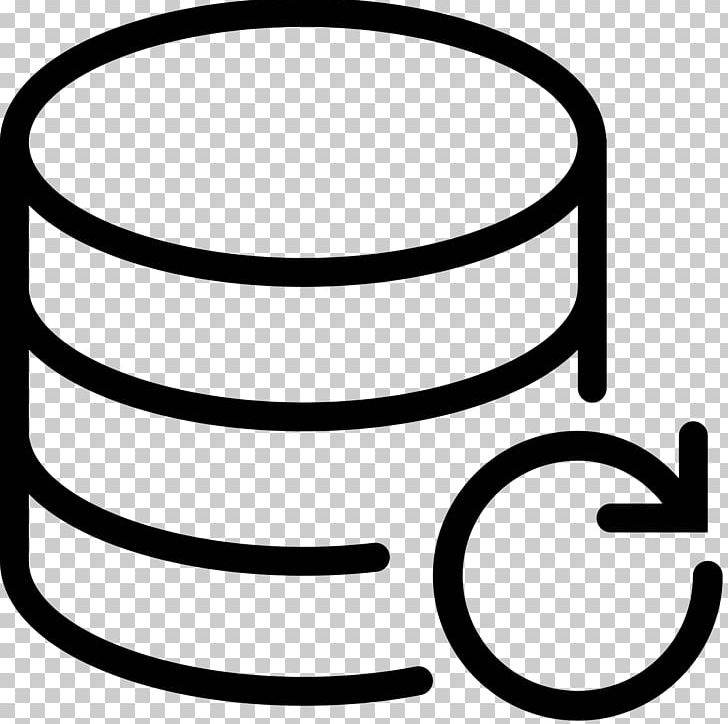 Computer Icons Database Backup SQL PNG, Clipart, Area, Backup, Backup And Restore, Black And White, Circle Free PNG Download