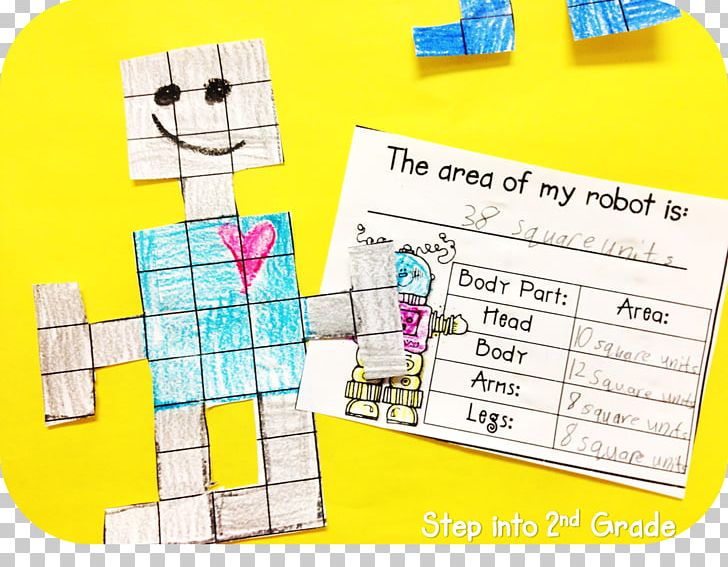 Second Grade Area Perimeter Robot Mathematics PNG, Clipart, Angle, Area, Classroom, Division, First Grade Free PNG Download