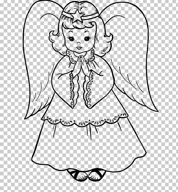Coloring Book Angel Child Gabriel Christmas PNG, Clipart, Adult, Angel, Arm, Black, Child Free PNG Download
